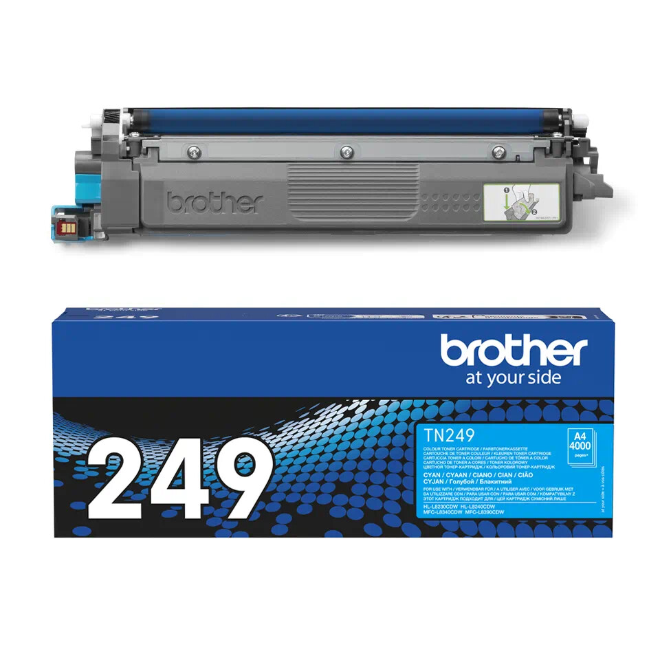 Brother TN249C azurový (cyan) originální toner