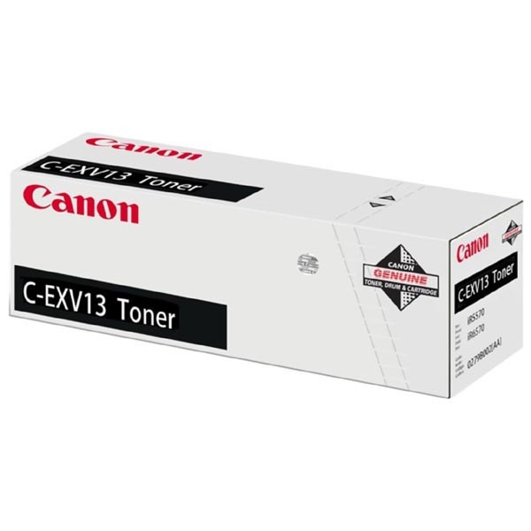 Canon C-EXV13 čierný (black) originálny toner.
 
Prečo kúpiť našu originálnu náplň?
 
 

Originálny toner = záruka priamo od výrobcu tlačiarne
100% použitie v tlačiarni - bezproblémové fungovanie s vašou tlačiarňou
Použitím originálnej náplne predlžujete životnosť tlačiarne
Osvedčená špičková kvalita - vysokokvalitná a spoľahlivá tlač originálnou tlačovou kazetou od prvej do poslednej stránky
Trvalé a profesionálne výsledky tlače - dlhodobá udržateľnosť tlače
Kratšie zdržanie pri tlači stránok
Garancia Vašej spokojnosti pri použití našej originálnej náplne
Zabezpečujeme bezplatnú recykláciu originálnych náplní
Zlyhanie náplne v menej ako 1% prípadov
Jednoduchá a rýchla výmena náplne
0279B002