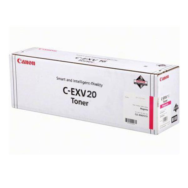 Canon C-EXV20 purpurový (magenta) originálny toner.
 
Prečo kúpiť našu originálnu náplň?
 
 

Originálny toner = záruka priamo od výrobcu tlačiarne
100% použitie v tlačiarni - bezproblémové fungovanie s vašou tlačiarňou
Použitím originálnej náplne predlžujete životnosť tlačiarne
Osvedčená špičková kvalita - vysokokvalitná a spoľahlivá tlač originálnou tlačovou kazetou od prvej do poslednej stránky
Trvalé a profesionálne výsledky tlače - dlhodobá udržateľnosť tlače
Kratšie zdržanie pri tlači stránok
Garancia Vašej spokojnosti pri použití našej originálnej náplne
Zabezpečujeme bezplatnú recykláciu originálnych náplní
Zlyhanie náplne v menej ako 1% prípadov
Jednoduchá a rýchla výmena náplne
0438B002