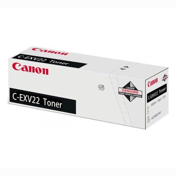 Canon C-EXV22 čierný (black) originálny toner.
 
Prečo kúpiť našu originálnu náplň?
 
 

Originálny toner = záruka priamo od výrobcu tlačiarne
100% použitie v tlačiarni - bezproblémové fungovanie s vašou tlačiarňou
Použitím originálnej náplne predlžujete životnosť tlačiarne
Osvedčená špičková kvalita - vysokokvalitná a spoľahlivá tlač originálnou tlačovou kazetou od prvej do poslednej stránky
Trvalé a profesionálne výsledky tlače - dlhodobá udržateľnosť tlače
Kratšie zdržanie pri tlači stránok
Garancia Vašej spokojnosti pri použití našej originálnej náplne
Zabezpečujeme bezplatnú recykláciu originálnych náplní
Zlyhanie náplne v menej ako 1% prípadov
Jednoduchá a rýchla výmena náplne
1872B002