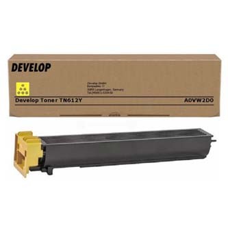 Develop TN-612Y, A0VW2D0 žltý (yellow) originálný toner.
Prečo kúpiť našu originálnu náplň?
 

Originálny toner = záruka priamo od výrobcu tlačiarne
100% použitie v tlačiarni - bezproblémové fungovanie s vašou tlačiarňou
Použitím originálnej náplne predlžujete životnosť tlačiarne
Osvedčená špičková kvalita - vysokokvalitná a spoľahlivá tlač originálnou tlačovou kazetou od prvej do poslednej stránky
Trvalé a profesionálne výsledky tlače - dlhodobá udržateľnosť tlače
Kratšie zdržanie pri tlači stránok
Garancia Vašej spokojnosti pri použití našej originálnej náplne
Zabezpečujeme bezplatnú recykláciu originálnych náplní
Zlyhanie náplne v menej ako 1% prípadov
Jednoduchá a rýchla výmena náplne

Kód výrobcu: A0VW2D0