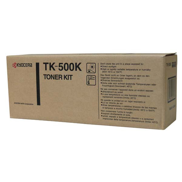 Kyocera originálny toner TK500K, black, 8000 str., Kyocera FS-C5016N, garanční pečeť Janus.
 
Prečo kúpiť našu originálnu náplň?
 
 

Originálny toner = záruka priamo od výrobcu tlačiarne
100% použitie v tlačiarni - bezproblémové fungovanie s vašou tlačiarňou
Použitím originálnej náplne predlžujete životnosť tlačiarne
Osvedčená špičková kvalita - vysokokvalitná a spoľahlivá tlač originálnou tlačovou kazetou od prvej do poslednej stránky
Trvalé a profesionálne výsledky tlače - dlhodobá udržateľnosť tlače
Kratšie zdržanie pri tlači stránok
Garancia Vašej spokojnosti pri použití našej originálnej náplne
Zabezpečujeme bezplatnú recykláciu originálnych náplní
Zlyhanie náplne v menej ako 1% prípadov
Jednoduchá a rýchla výmena náplne
TK500K