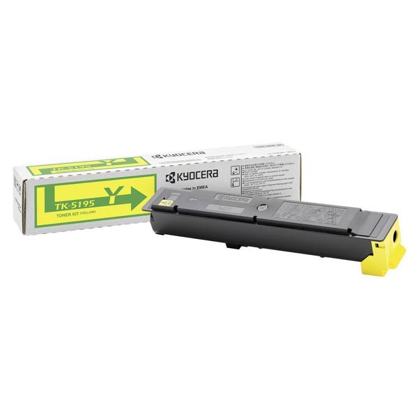 Kyocera Mita TK-5195Y žltý (yellow) originálny toner.
Prečo kúpiť našu originálnu náplň?
 

Originálny toner = záruka priamo od výrobcu tlačiarne
100% použitie v tlačiarni - bezproblémové fungovanie s vašou tlačiarňou
Použitím originálnej náplne predlžujete životnosť tlačiarne
Osvedčená špičková kvalita - vysokokvalitná a spoľahlivá tlač originálnou tlačovou kazetou od prvej do poslednej stránky
Trvalé a profesionálne výsledky tlače - dlhodobá udržateľnosť tlače
Kratšie zdržanie pri tlači stránok
Garancia Vašej spokojnosti pri použití našej originálnej náplne
Zabezpečujeme bezplatnú recykláciu originálnych náplní
Zlyhanie náplne v menej ako 1% prípadov
Jednoduchá a rýchla výmena náplne

Kód výrobcu: 1T02R4ANL0