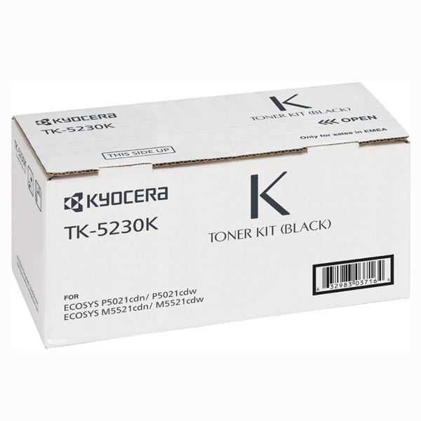 Kyocera Mita TK-5230K čierný (black) originálny toner.
Prečo kúpiť našu originálnu náplň?
 

Originálny toner = záruka priamo od výrobcu tlačiarne
100% použitie v tlačiarni - bezproblémové fungovanie s vašou tlačiarňou
Použitím originálnej náplne predlžujete životnosť tlačiarne
Osvedčená špičková kvalita - vysokokvalitná a spoľahlivá tlač originálnou tlačovou kazetou od prvej do poslednej stránky
Trvalé a profesionálne výsledky tlače - dlhodobá udržateľnosť tlače
Kratšie zdržanie pri tlači stránok
Garancia Vašej spokojnosti pri použití našej originálnej náplne
Zabezpečujeme bezplatnú recykláciu originálnych náplní
Zlyhanie náplne v menej ako 1% prípadov
Jednoduchá a rýchla výmena náplne

Kód výrobcu: 1T02R90NL0