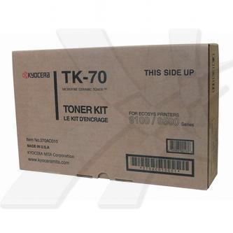 Kyocera Mita TK-70 černý (black) originální toner.
Proč koupit naši originální náplň?

Originální toner = záruka přímo od výrobce tiskárny
100 % použití v tiskárně - bezproblémové fungování s vaši tiskárnou
Použitím originální náplně prodlužujete životnost tiskárny
Osvědčená špičková kvalita - vysoce kvalitní a spolehlivý tisk originální tiskovou kazetou od první do poslední stránky
Trvalé a profesionální výsledky tisku - dlouhodobá udržitelnost tisku
Kratší prodleva při tisku stránek
Garance Vaší spokojenosti s použitím naší originální náplně
Zajišťujeme bezplatnou recyklaci originálních náplní
Selhaní náplně v méně než 1% případů
Snadná a rychlá výměna náplně

Kód výrobce: 370AC010