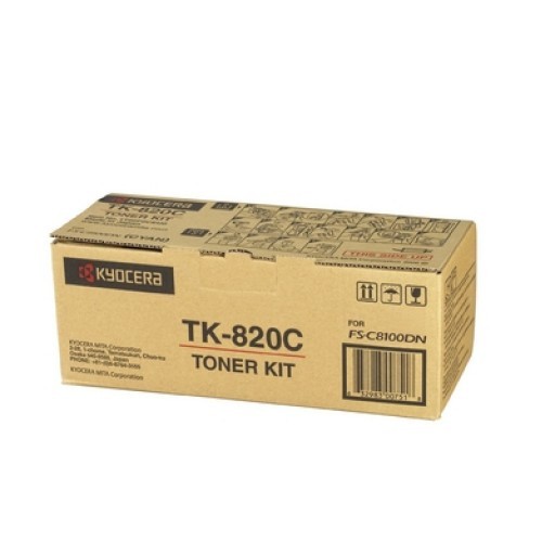 Kyocera Mita TK-820C azúrový (cyan) originálny toner.
Prečo kúpiť našu originálnu náplň?
 

Originálny toner = záruka priamo od výrobcu tlačiarne
100% použitie v tlačiarni - bezproblémové fungovanie s vašou tlačiarňou
Použitím originálnej náplne predlžujete životnosť tlačiarne
Osvedčená špičková kvalita - vysokokvalitná a spoľahlivá tlač originálnou tlačovou kazetou od prvej do poslednej stránky
Trvalé a profesionálne výsledky tlače - dlhodobá udržateľnosť tlače
Kratšie zdržanie pri tlači stránok
Garancia Vašej spokojnosti pri použití našej originálnej náplne
Zabezpečujeme bezplatnú recykláciu originálnych náplní
Zlyhanie náplne v menej ako 1% prípadov
Jednoduchá a rýchla výmena náplne

Kód výrobcu: 0T2HPCEU