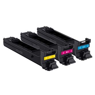 Konica Minolta A0DKJ52 multipack (cyan, magenta, yellow) originálny toner.
Prečo kúpiť našu originálnu náplň?
 

Originálny toner = záruka priamo od výrobcu tlačiarne
100% použitie v tlačiarni - bezproblémové fungovanie s vašou tlačiarňou
Použitím originálnej náplne predlžujete životnosť tlačiarne
Osvedčená špičková kvalita - vysokokvalitná a spoľahlivá tlač originálnou tlačovou kazetou od prvej do poslednej stránky
Trvalé a profesionálne výsledky tlače - dlhodobá udržateľnosť tlače
Kratšie zdržanie pri tlači stránok
Garancia Vašej spokojnosti pri použití našej originálnej náplne
Zabezpečujeme bezplatnú recykláciu originálnych náplní
Zlyhanie náplne v menej ako 1% prípadov
Jednoduchá a rýchla výmena náplne

Kód výrobcu: A0DKJ52