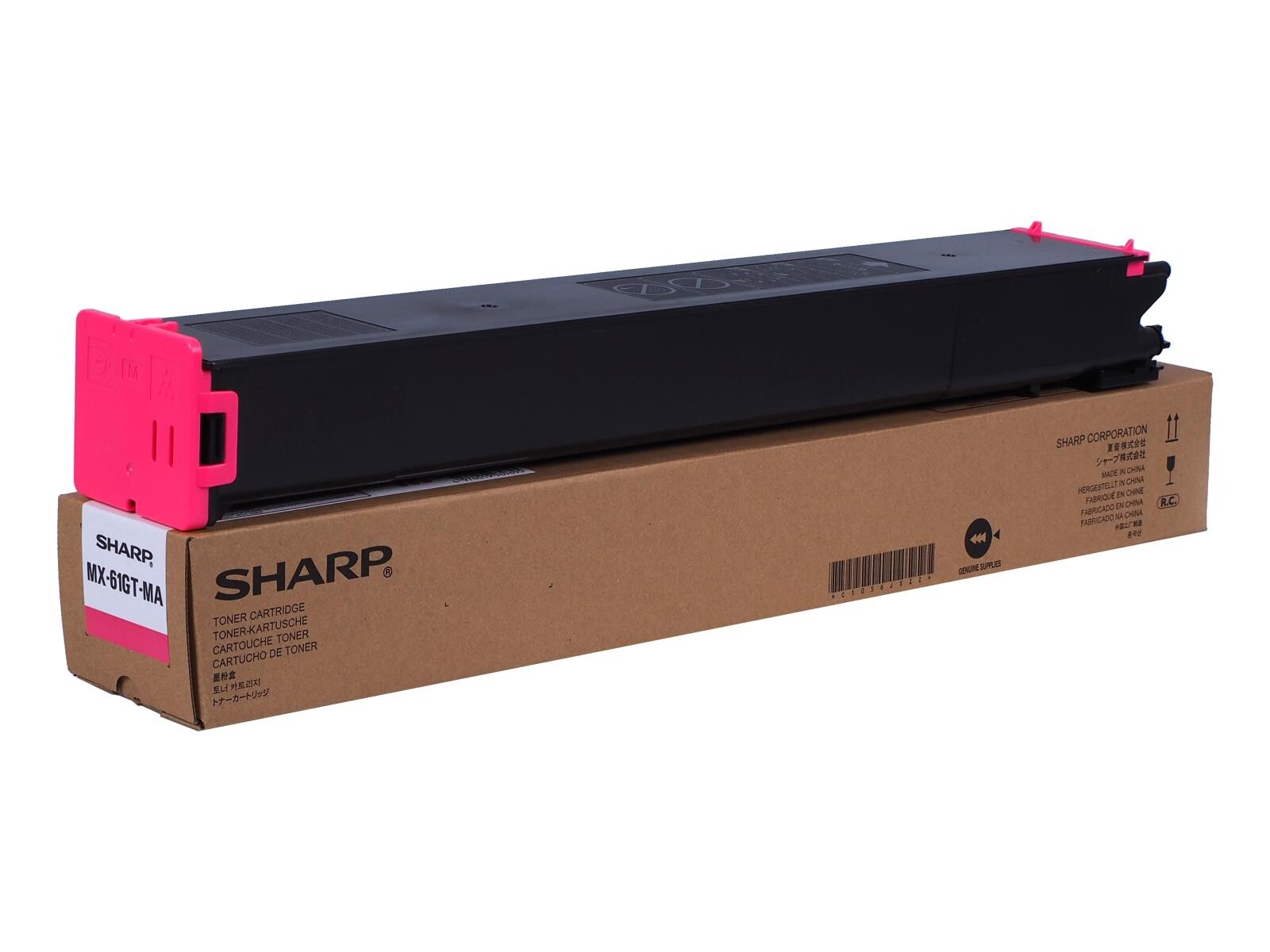 Sharp MX60GTMA purpurový (magenta) originálny toner.
Prečo kúpiť našu originálnu náplň?
 

Originálny toner = záruka priamo od výrobcu tlačiarne
100% použitie v tlačiarni - bezproblémové fungovanie s vašou tlačiarňou
Použitím originálnej náplne predlžujete životnosť tlačiarne
Osvedčená špičková kvalita - vysokokvalitná a spoľahlivá tlač originálnou tlačovou kazetou od prvej do poslednej stránky
Trvalé a profesionálne výsledky tlače - dlhodobá udržateľnosť tlače
Kratšie zdržanie pri tlači stránok
Garancia Vašej spokojnosti pri použití našej originálnej náplne
Zabezpečujeme bezplatnú recykláciu originálnych náplní
Zlyhanie náplne v menej ako 1% prípadov
Jednoduchá a rýchla výmena náplne

Kód výrobca: MX61GTMA