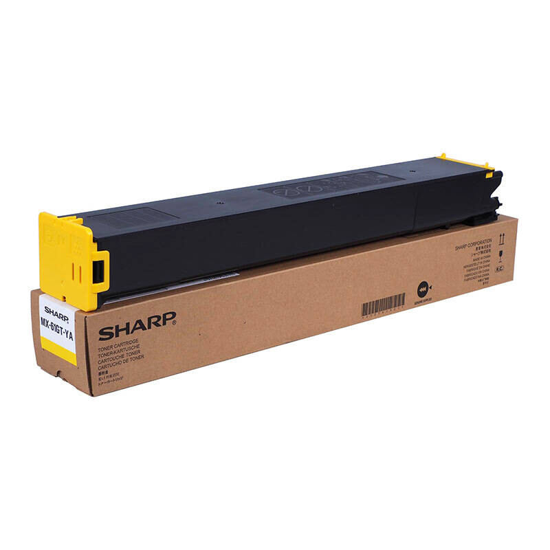 Sharp MX60GTYA žlutý (yellow) originální toner.
Proč koupit naši originální náplň?

Originální toner = záruka přímo od výrobce tiskárny
100 % použití v tiskárně - bezproblémové fungování s vaši tiskárnou
Použitím originální náplně prodlužujete životnost tiskárny
Osvědčená špičková kvalita - vysoce kvalitní a spolehlivý tisk originální tiskovou kazetou od první do poslední stránky
Trvalé a profesionální výsledky tisku - dlouhodobá udržitelnost tisku
Kratší prodleva při tisku stránek
Garance Vaší spokojenosti s použitím naší originální náplně
Zajišťujeme bezplatnou recyklaci originálních náplní
Selhaní náplně v méně než 1% případů
Snadná a rychlá výměna náplně

Kód výrobce: MX61GTYA