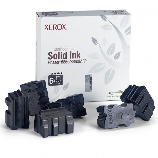 Xerox originální toner 108R00749, black, Xerox Phaser 8860, 6ks