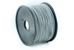 Tisková struna (filament) GEMBIRD, ABS, 1,75mm, 1kg, šedá