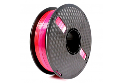 Tisková struna (filament) GEMBIRD, PLA, 1,75mm, 1kg, silk rainbow, červená/fialová