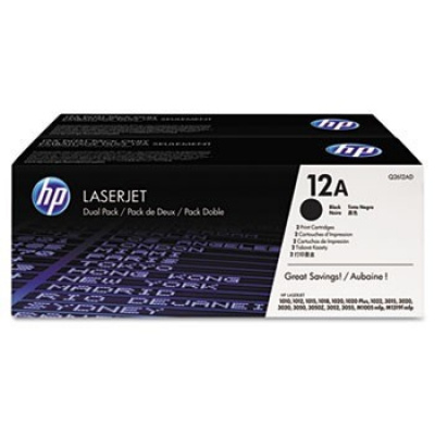 HP 12A Q2612AD dvojbalení černý (black) originální toner