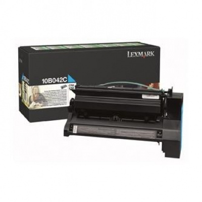 Lexmark 10B042C azurový (cyan) originální toner