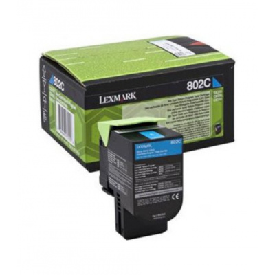 Lexmark 80C20CE azurový (cyan) originální toner