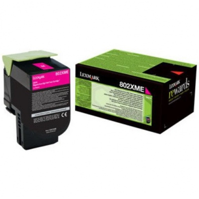 Lexmark 80C2XME purpurový (magenta) originální toner