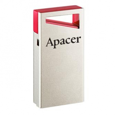 Apacer USB flash disk, USB 2.0, 32GB, AH112, stříbrný, AP32GAH112R-1, USB A