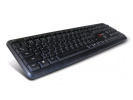 Klávesnice C-TECH KB-102 PS2 slim black, CZ/SK