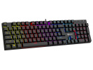 Mechanická herní klávesnice C-TECH Morpheus (GKB-11), casual gaming, CZ/SK, červené spínače, RGB podsvícení, USB