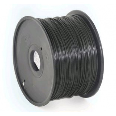 GEMBIRD 3D filament, PLA, 1,75mm, 1000g, 3DP-PLA1.75-01-BK,  černá