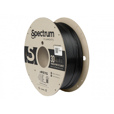 Spectrum 3D filament, r-PETG, 1,75mm, 1000g, 80591, traffic black