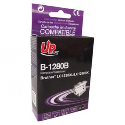 UPrint kompatibilní ink s LC-1280XLBK, B-1280B, black, 1200str., 26ml, high capacity