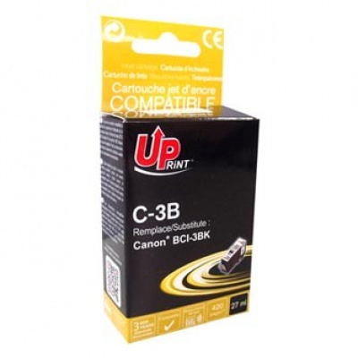 UPrint kompatibilní ink s BCI3eBK, C-3B, black, 420str., 27ml