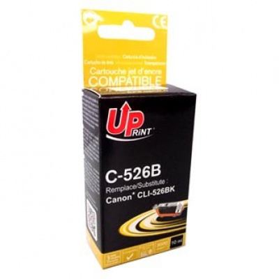 UPrint kompatibilní ink s CLI526BK, C-526B, black, 10ml, s čipem