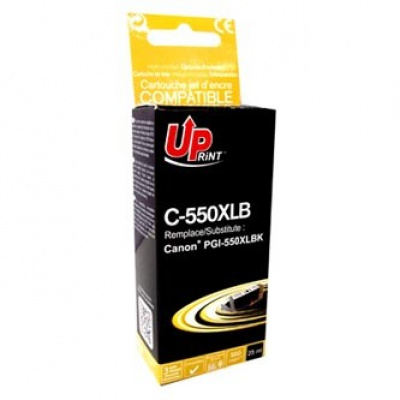 UPrint kompatibilní ink s PGI550BK XL, C-550XLB, black, 25ml, high capacity