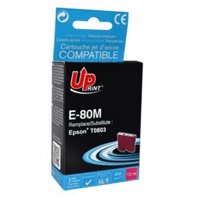 UPrint kompatibilní ink s C13T08034011, E-80M, magenta, 11ml