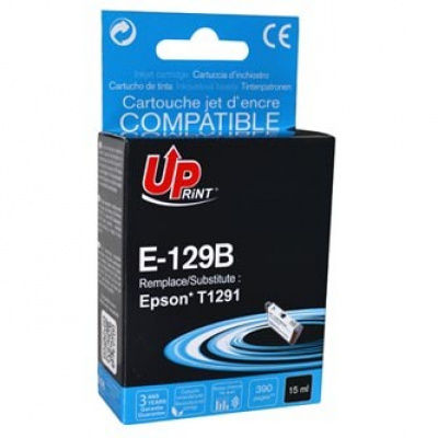 UPrint kompatibilní ink s C13T12914010, T1291, E-129B, black, 14ml