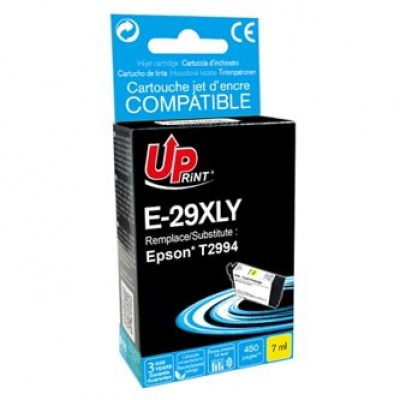 UPrint kompatibilní ink s C13T29944010, T29XL, E-29XLY, yellow, 450str., 7ml