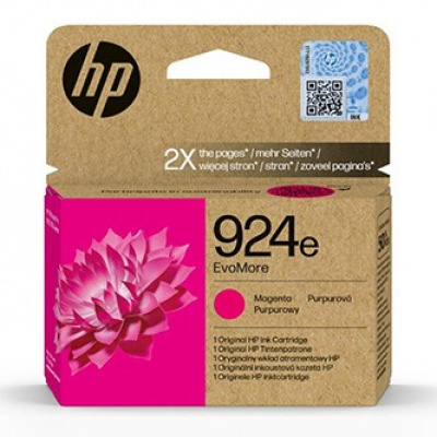 HP originální ink 4K0U8NE#CE1, HP 924e, magenta, 800str.