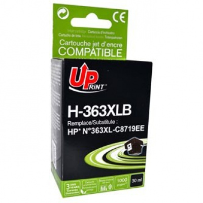 UPrint kompatibilní ink s C8719EE, HP 363, H-363B, black, 30ml