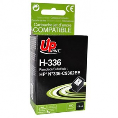 UPrint kompatibilní ink s C9362EE, HP 336, H-336B, black, 10ml