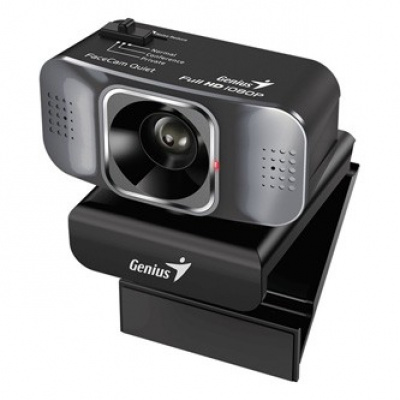 Genius Full HD Webkamera FaceCam Quiet, 1920x1080, USB 2.0, černá, Windows 7 a vyšší, FULL HD, 30 FPS