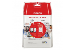 Canon PG-545XL + CL-546XL 8286B006 sada originální cartridge + fotopapír 50x (10x15)
