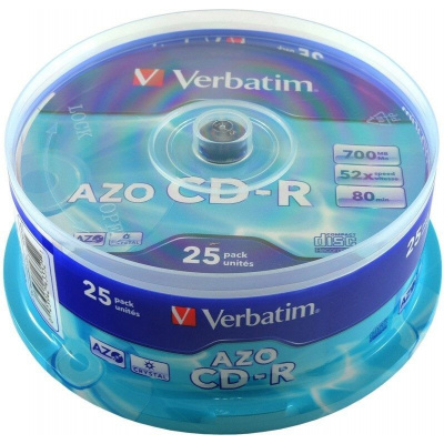 CD-R Verbatim DL+ 80min SPINDL