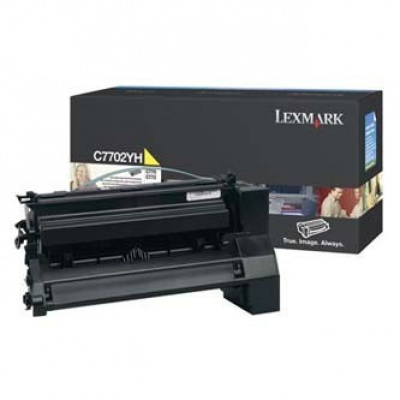 Lexmark C7702YH žlutý (yellow) originální toner