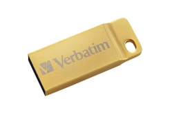 Verbatim USB flash disk, USB 3.0, 64GB, Metal Executive, Store N Go, zlatý, 99106, USB A