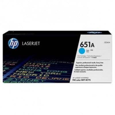 HP 651A CE341A azurový (cyan) originální toner