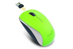 Genius Myš NX-7000, 1200DPI, 2.4 [GHz], optická, 3tl., bezdrátová, zelená, Blue-Eye senzor