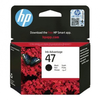 HP 47 6ZD21AE černá (black) originální cartridge