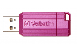 VERBATIM Flash Disk 16GB Hi-Speed Store 'n' Go, Pinstripe, USB 2.0, Hot růžová