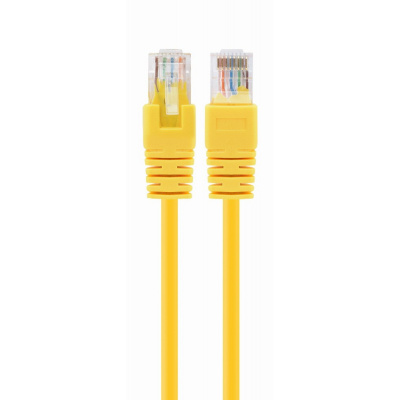 Patch kabel CABLEXPERT PP12-0.25M/Y c5e UTP  0 25m YELLOW