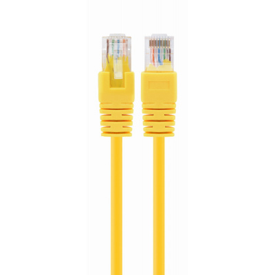 Patch kabel CABLEXPERT PP12-0.25M/Y c5e UTP  0 25m YELLOW