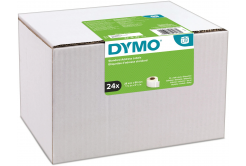 Dymo S0722360 papírové štítky 89mm x 28mm, bílé, adresní, 24 x 130 ks