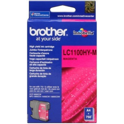 Brother LC-1100HYM purpurová (magenta) originální cartridge