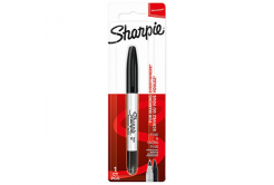 Sharpie 1985877, popisovač twin tip, černý, 1ks, 0.5/0.9mm, permanentní, blistr