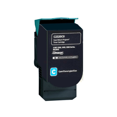 Lexmark C240X20 azurový (cyan) originální toner